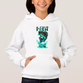 ein kalter Fisch Hoodie (Vorderseite)