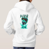 ein kalter Fisch Hoodie (Rückseite)