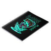 ein kalter Fisch mit cooler Kunst, personalisiert Notizblock (Linke Seite)