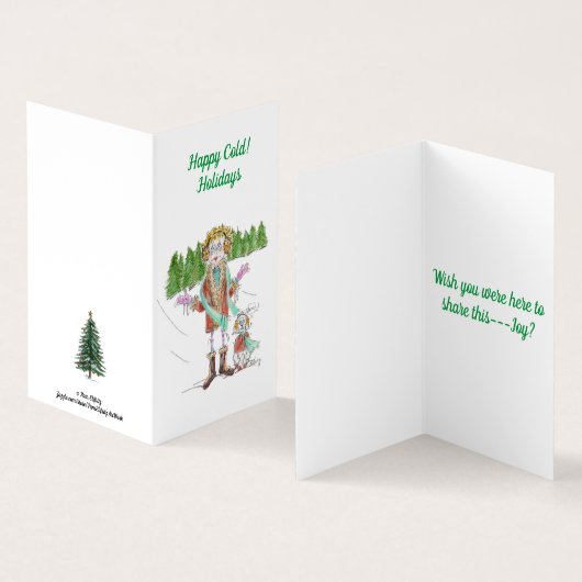 Ein kalter Minnesota Weihnachten für Babys und Bla (Innenseite und Außenseite)