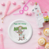 Ein kalter Minnesota Weihnachten für Babys und Bla Pappteller (Party)