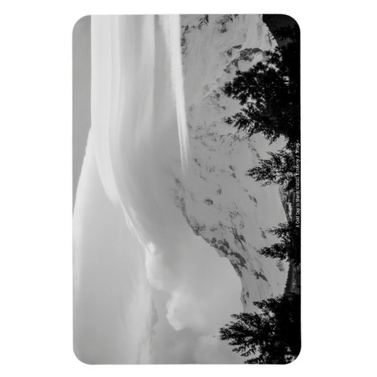 Ein kalter Tag im März Magnet (Vertikal)