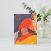 Ein kalter Winter Postkarte (Stehend Vorderseite)