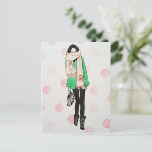 Ein kalter Wintertag: Postkarten (Stehend Vorderseite)