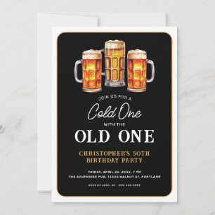 Ein kaltes Bier zum 50. Geburtstag mit dem alten K Einladung