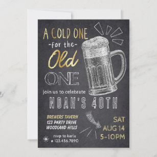 Ein kaltes für den Alten, Cheers und Biere Einladung