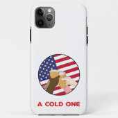 Ein kaltes USA-Bier Case-Mate iPhone Hülle (Rückseite)