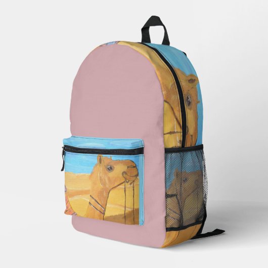 Ein Kamel-Rucksack Bedruckter Rucksack (Rückseitige Ecke Rechts)