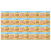 Ein Kameltablett Tischdecke (Vorderseite (Horizontal))