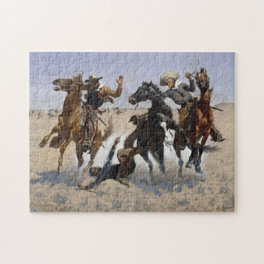 Ein Kamerad von Frederick Remington Puzzle (Horizontal)