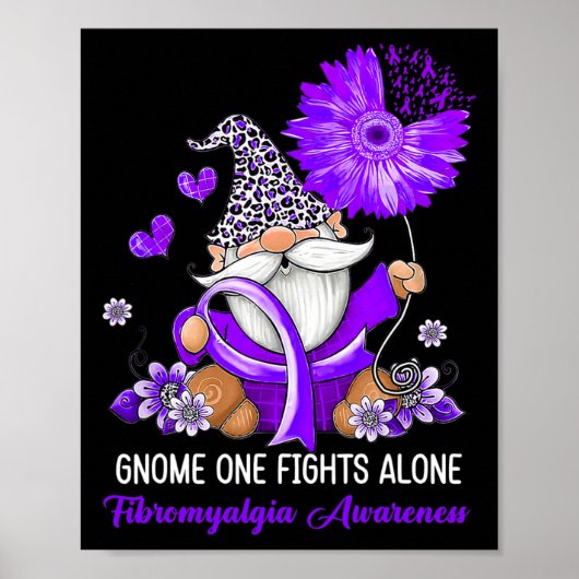 Ein Kampf allein Band Fibromyalgie Bewusstsein Poster (Vorne)