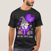 Ein Kampf allein Band Fibromyalgie Bewusstsein T-Shirt (Vorderseite)