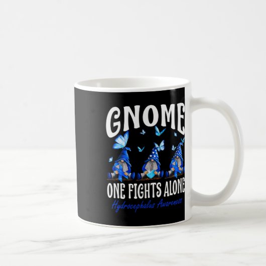 Ein Kampf allein Hydrocephalus Bewusstsein Kaffeetasse (Rechts)