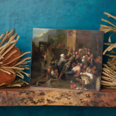 Ein Kampf außerhalb einer Taverne Fotoplatte (Seite)