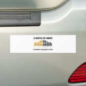 Ein Kampf des Verstandes wird in The Game des Autoaufkleber (Auf Auto)