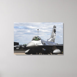 Ein kämpfender Falke F-16 Leinwanddruck