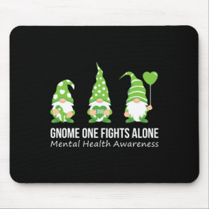 Ein Kämpft Allein Psychische Gesundheit Bewusstsei Mousepad