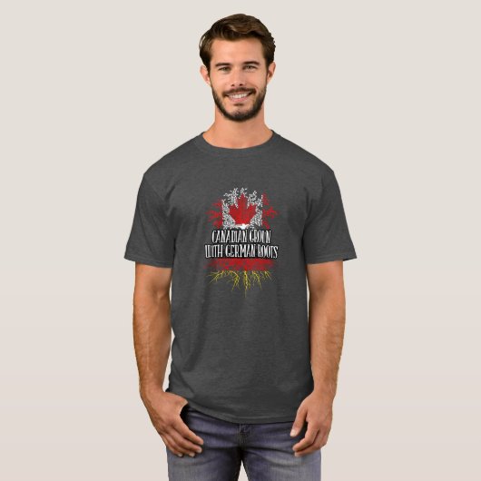 Ein Kanadier mit deutschem Wurzel-T - Shirt (Vorne ganz)