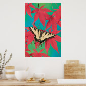 Ein kanadischer Tiger-Frack-Schmetterling Poster (Küche)