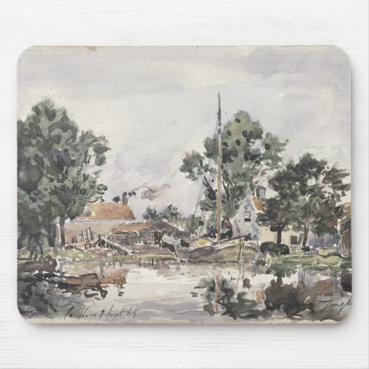 Ein Kanal in Den Haag, 1868 Mousepad (Vorne)