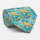 Ein Kanarienvogel, singt gut in der Liebe Krawatte (Gerollt)