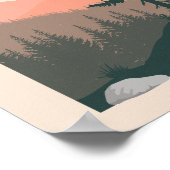 Ein Kaninchen im Wald Poster (Ecke)