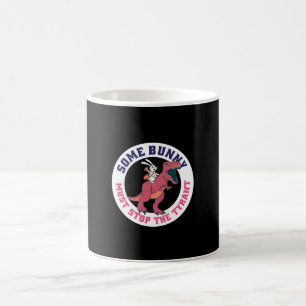 Ein Kaninchen muss den Tyrannen stoppen - Ostern Kaffeetasse