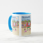 Ein kann zu viele Bücher intelligente Tasse (Vorderseite Links)