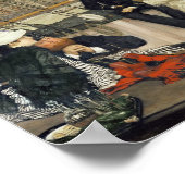 Ein Kapitän und First Mate, der die Damen unterhäl Poster (Ecke)