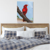 Ein Kardinal 18 x 24 Starke Leinwand drucken (Insitu (Schlafzimmer))