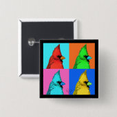 Ein Kardinal einer anderen Farbe Button (Vorne & Hinten)