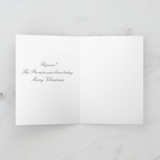 Ein Kardinal Weihnachten (Innenseite)