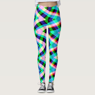 Ein kariertes Muster "Ratti_Creative_Arts"-Legging Leggings