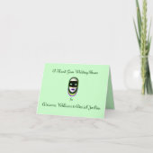 Ein Karneval-Polterabend Einladung (Vorderseite)