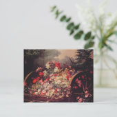 Ein Kart der Blume Postkarte (Stehend Vorderseite)