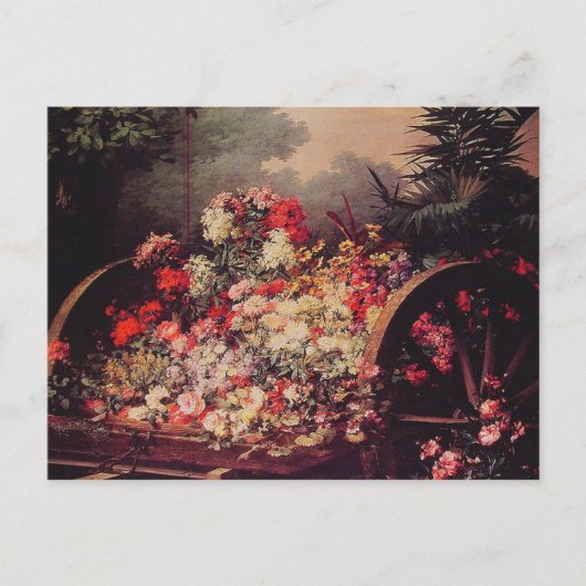 Ein Kart der Blume Postkarte (Vorderseite)