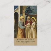 Ein katholisches Hochzeitgebet Gefallen der Heilig Visitenkarte (Vorderseite)