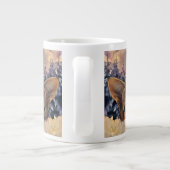 Ein Kätzchen Weihnachten Jumbo-Tasse (Rückseite)