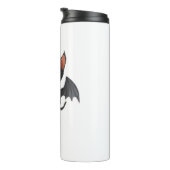 Ein Katzendemon auf Halloween-Klassik-T - Shirt Thermosbecher (Nach rechts gedreht)