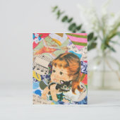 Ein Katzeneigentümergebet Postkarte (Stehend Vorderseite)