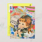 Ein Katzeneigentümergebet Postkarte (Vorne/Hinten)