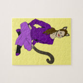 ein Katzenmädchen Puzzle (Horizontal)