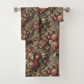 Ein Kautionär Geblüht - gotisch Viktorianisch Badhandtuch Set (Insitu)