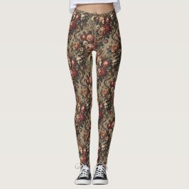Ein Kautionär Geblüht - gotisch Viktorianisch Leggings