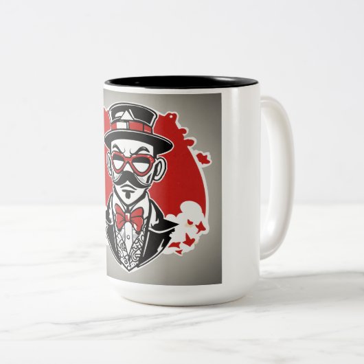 Ein Keith Haring Inspirierte Tasse Design (VorderseiteRechts)