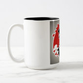 Ein Keith Haring Inspirierte Tasse Design (Links)
