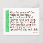 Ein keltischer Segen Postkarte (Vorderseite)