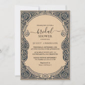 Ein keltisches nordisches Fun Mittelalterliches Sc Einladung (Vorderseite)