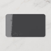 Ein Kennzeichen mutigen Buchstaben C machen mit Visitenkarte (Rückseite)