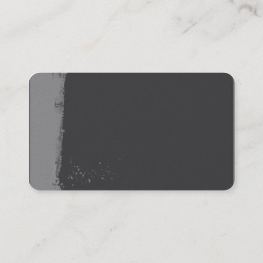 Ein Kennzeichen mutigen Buchstaben C machen mit Visitenkarte (Rückseite)